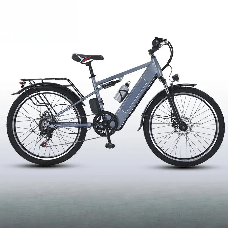 26-inch electric bicycle, 400W motor, 48V 30AH battery, adult ebike, multiple colors available, fashionable electric bike