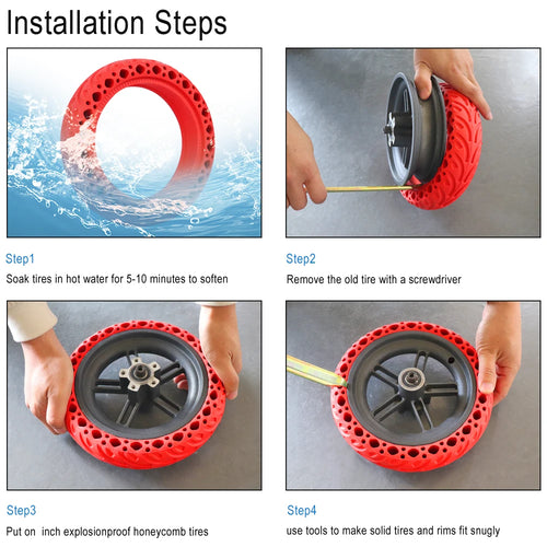 12 Inch Tyre 12 1/2x2 1/4 (57-203)For E-Bike Scooter 12x2.125 Tire Electric Scooter Balancing Hoverboard Honeycomb Soild Tyre