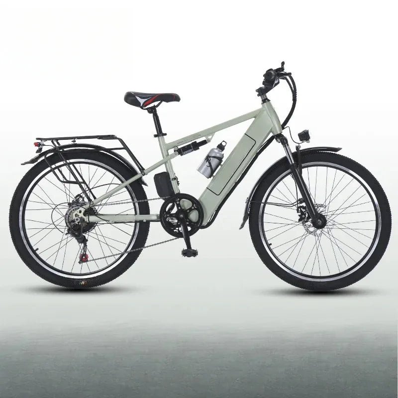 26-inch electric bicycle, 400W motor, 48V 30AH battery, adult ebike, multiple colors available, fashionable electric bike